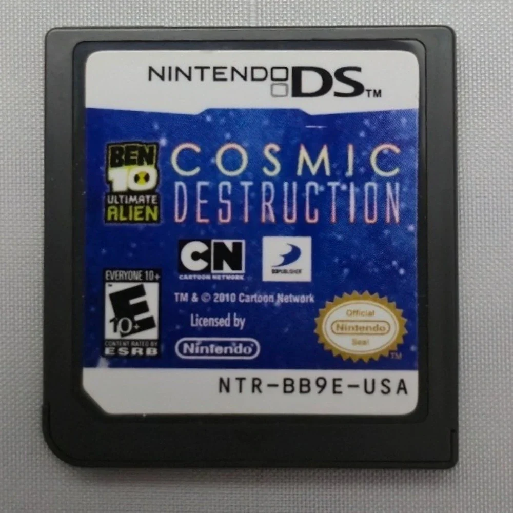 Ben 10 Omniverse & Cosmic Destruction Bundle - Nintendo DS - 2 Loose Games‎ Only